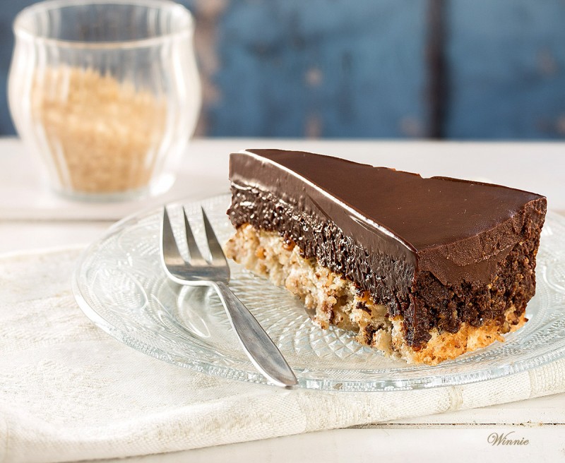 Chocolate Hazelnut Mousse Cake on Crust - Gluten Free