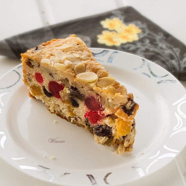 Dried fruit cake rich and luscious image